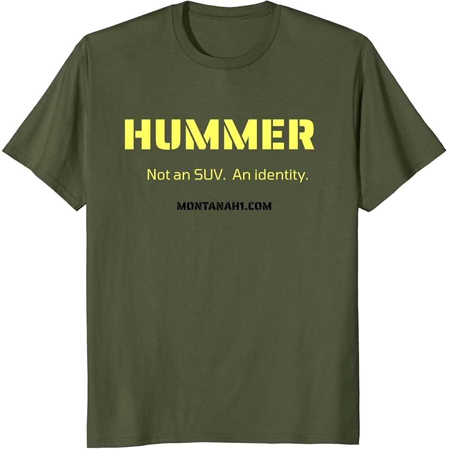Montana H1 tee — NOT AN SUV. AN IDENTITY.